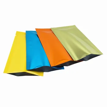 100Pcs 12x18cm Flat Aluminum Foil Packaging Bag Mylar Foil Open Top Heat Seal Snack Packing Bag Retail Package Pouch 4 Colors
100Pcs 12x18cm Flat Aluminum Foil Packaging Bag Mylar Foil Open Top Heat Seal Snack Packing Bag Retail Package Pouch 4 Colors