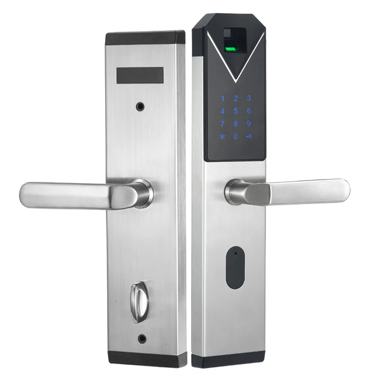 LACHCO Biometric Fingerprint Door Lock Electronic+4 Cards+2 Mechanical Keys Keyless Code Lock Smart Entry Office Home L18019F
LACHCO Biometric Fingerprint Door Lock Electronic+4 Cards+2 Mechanical Keys Keyless Code Lock Smart Entry Office Home L18019F