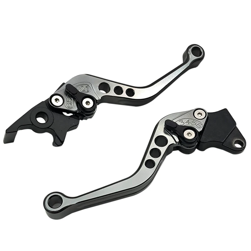 New Arrival GY6 Motorcycle CNC Aluminum Adjustable Brake Levers High Quality Handlebar Clutch For Honda GROM MSX125 2013-2015