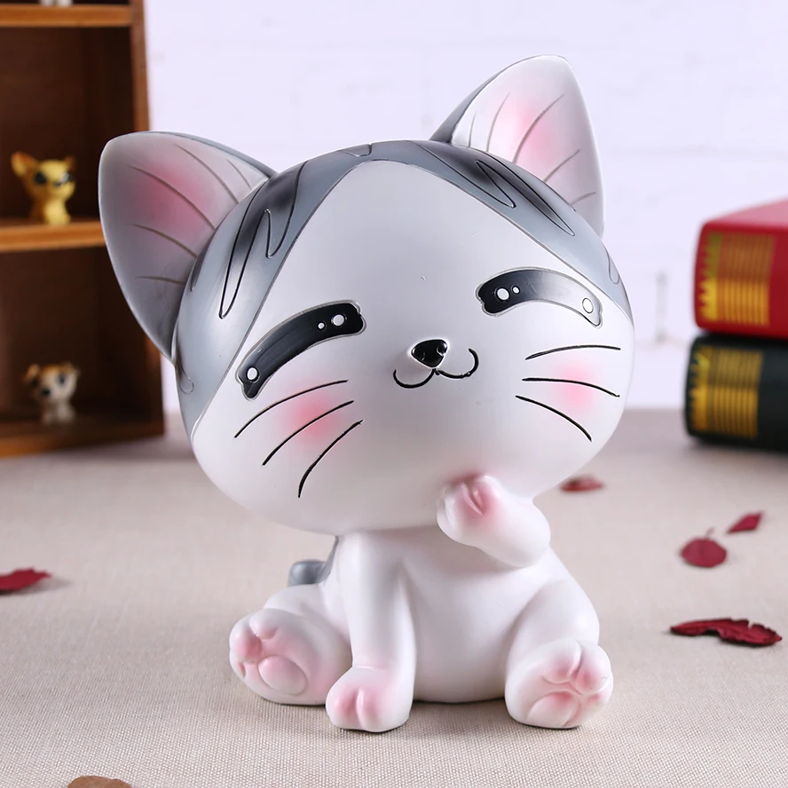 Creative Cartoon Cat Piggy Bank Cheese Cat Money Box Children's Birthday Gift Holiday Gifts Desktop Crafts Ornaments
Creative Cartoon Cat Piggy Bank Cheese Cat Money Box Children's Birthday Gift Holiday Gifts Desktop Crafts Ornaments