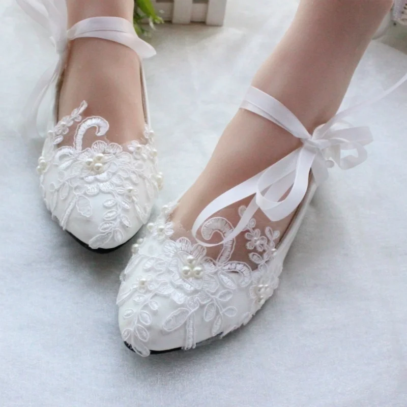 Women Shoes Adult Flats Wedding Shoes Party Large Size 41-42 Pearl Rhinestone Beaded Anklet Lace-Up Shoes White Bridesmaid Shoes
Women Shoes Adult Flats Wedding Shoes Party Large Size 41-42 Pearl Rhinestone Beaded Anklet Lace-Up Shoes White Bridesmaid Shoes