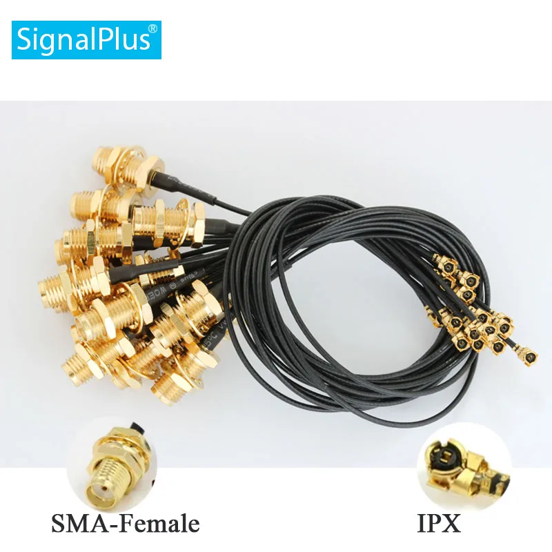 Assembly RG113 Pigtail Cable 1.13mm IPX to Female SMA 10cm customized connector and cable length
Assembly RG113 Pigtail Cable 1.13mm IPX to Female SMA 10cm customized connector and cable length