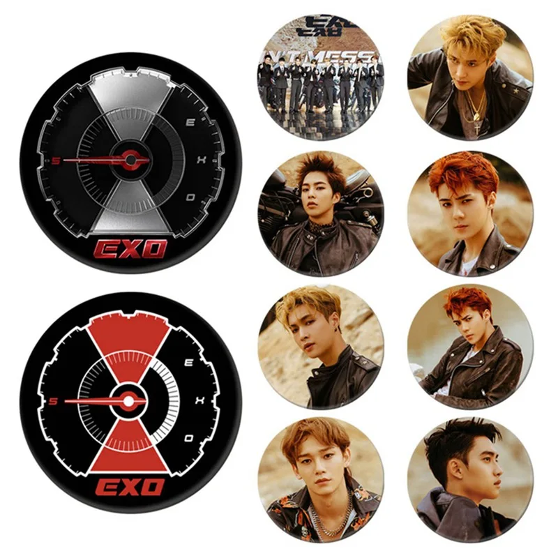 Korean KPOP EXO Album Brooch Pin Badge Jewelry Accessories For Clothes Hat Backpack Decoration Fans Gift
Korean KPOP EXO Album Brooch Pin Badge Jewelry Accessories For Clothes Hat Backpack Decoration Fans Gift