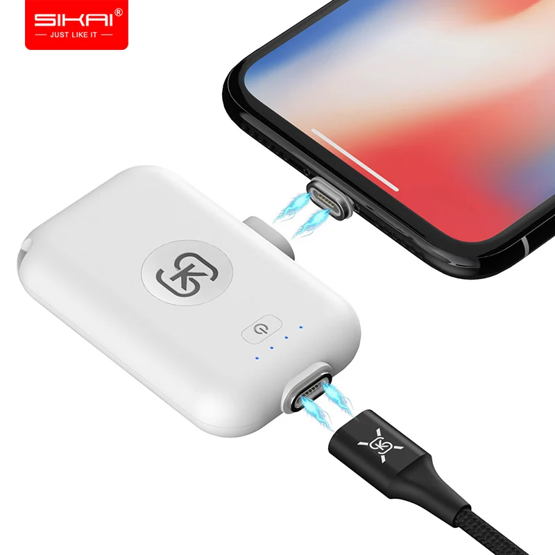 Portable charger for cell phones Magnetic wireless mini power bank External Battery Powerbank Travel portatil poverbank SIKAI 
Portable charger for cell phones Magnetic wireless mini power bank External Battery Powerbank Travel portatil poverbank SIKAI