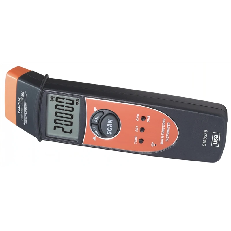 Multi-purpose Tachometer 2.5-99999RPM Handheld Digital LCD Speedmeter USB Interface RPM Meter Precision Speed Data Recorder
Multi-purpose Tachometer 2.5-99999RPM Handheld Digital LCD Speedmeter USB Interface RPM Meter Precision Speed Data Recorder