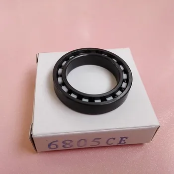 

6805 61805 full SI3N4 P5 ABEC5 silicon nitride ceramic ball bearing 25x37x7mm bike bearing,MTB bicycle bearing