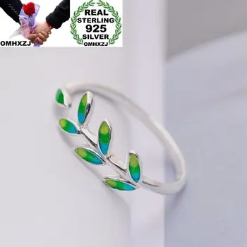 OMHXZJ Wholesale European Fashion Woman Girl Party Wedding Gift Silver Leaves Open 925 Sterling Silver Ring RR285
OMHXZJ Wholesale European Fashion Woman Girl Party Wedding Gift Silver Leaves Open 925 Sterling Silver Ring RR285