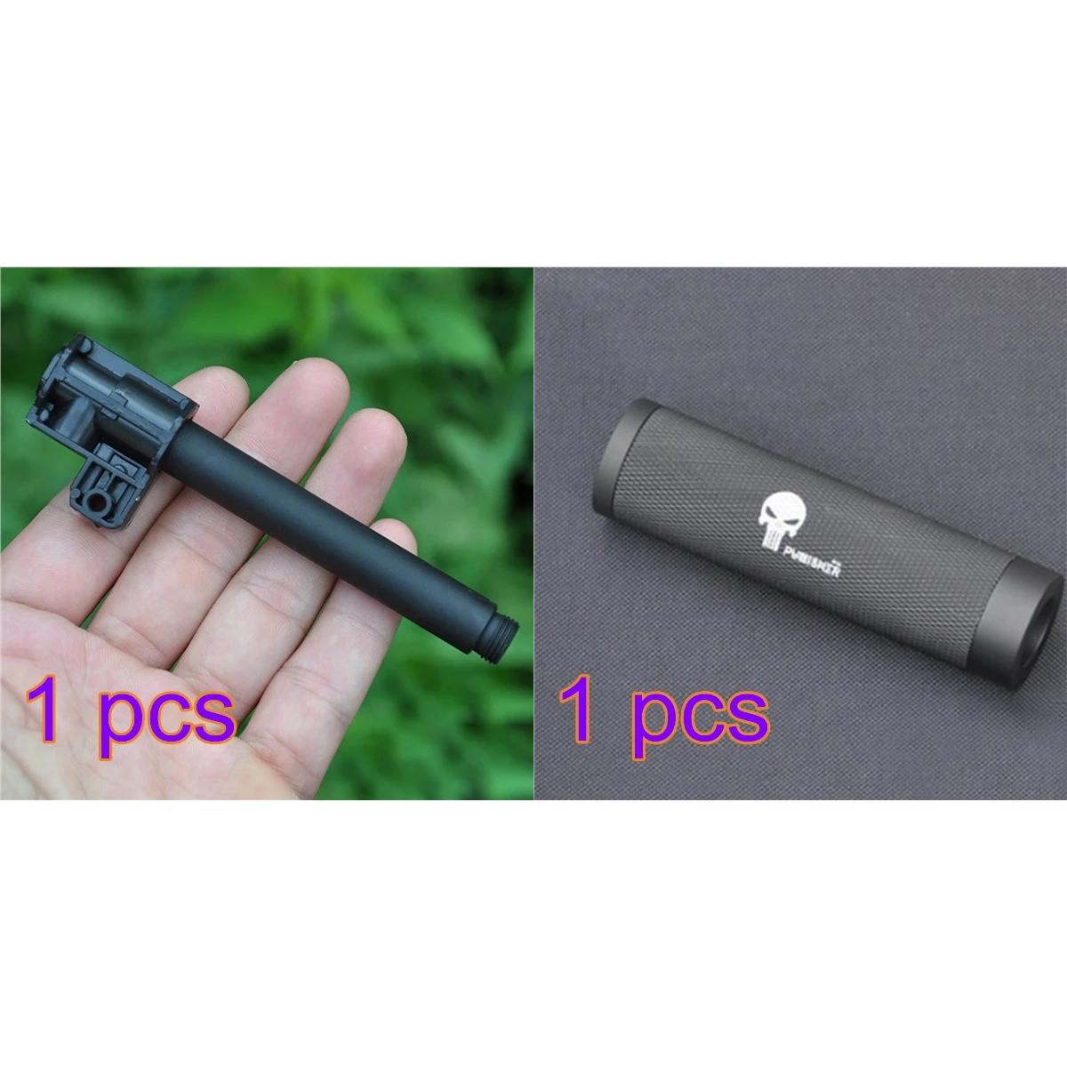 MODIKER Metal Barrel Decorator + Accurate Barrel with 10mm Thread Airtight Chamber for SKD Glock Water Gel Beads Blaster - Black
MODIKER Metal Barrel Decorator + Accurate Barrel with 10mm Thread Airtight Chamber for SKD Glock Water Gel Beads Blaster - Black