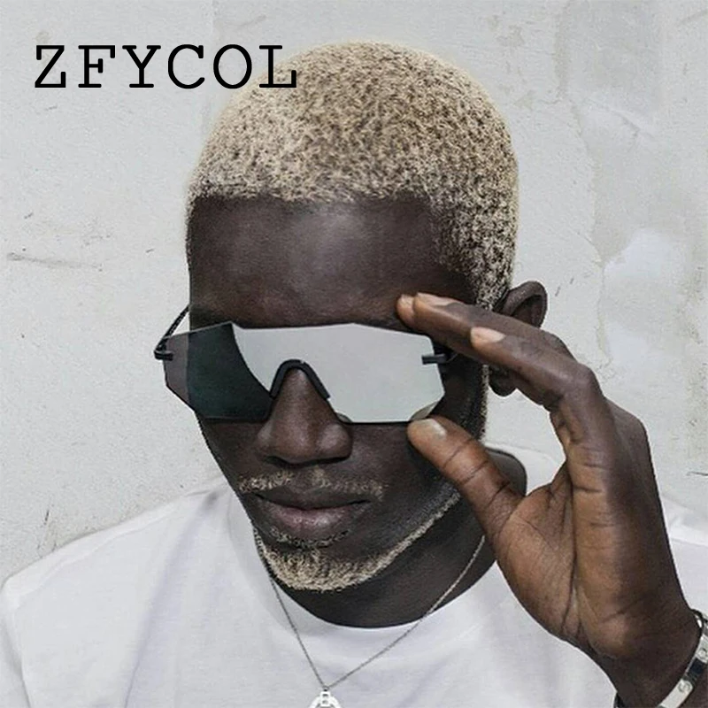 ZFYCOL Women Brand Designer Sunglasses Unique Rimless Mirrored Lens Fashion Oversized Sun Glasses For Women/Men SDR12
ZFYCOL Women Brand Designer Sunglasses Unique Rimless Mirrored Lens Fashion Oversized Sun Glasses For Women/Men SDR12