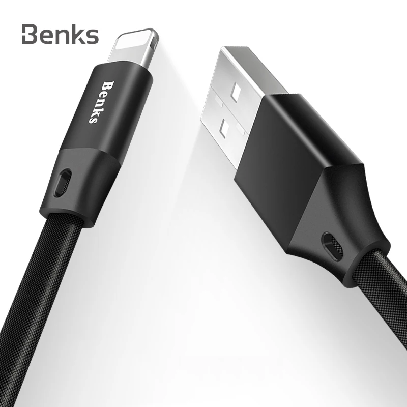 Benks 8 pin USB Cable For iPhone 5 6 6s 7 8 X Xr Xs Max Data Sync 2A Fast Charger Nylon Mobile Phone Cables Support iOS 12
Benks 8 pin USB Cable For iPhone 5 6 6s 7 8 X Xr Xs Max Data Sync 2A Fast Charger Nylon Mobile Phone Cables Support iOS 12