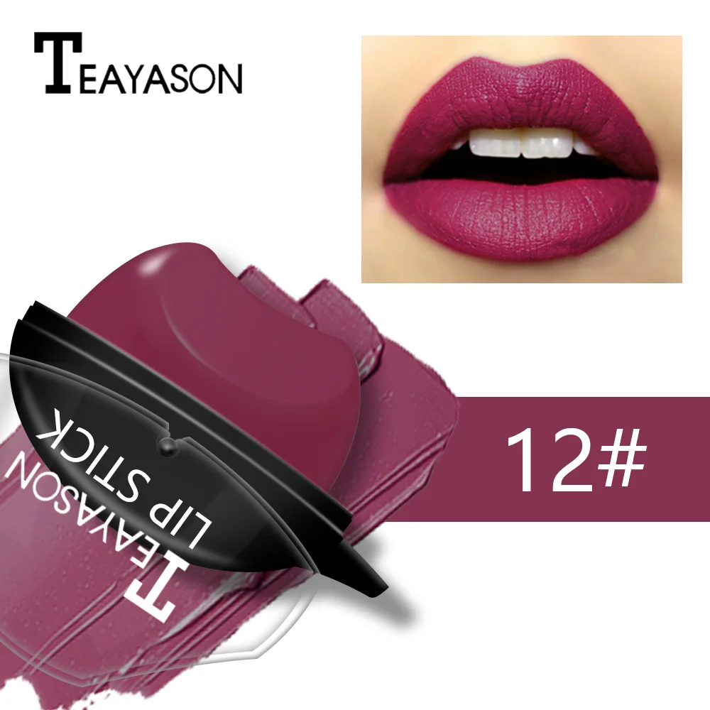 Teayason moisturizing lipstick cream 12 colors easy to wear Laziness lipstick waterproof nude makeup brown lipstick pen AM072
Teayason moisturizing lipstick cream 12 colors easy to wear Laziness lipstick waterproof nude makeup brown lipstick pen AM072