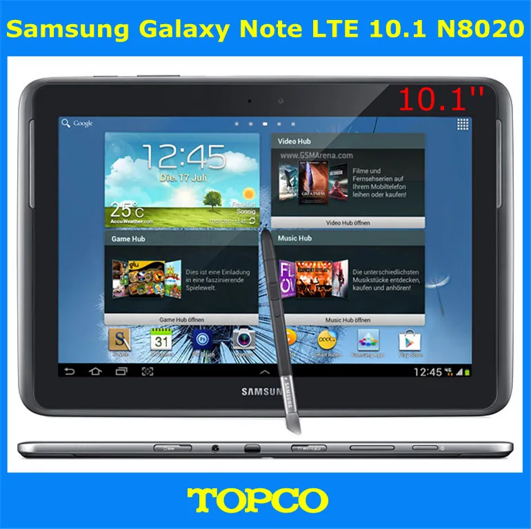 Samsung Galaxy Note LTE 10.1 N8020 Unlocked Android GSM 4G Quad-core Mobile Phone Tablet 10.1" WIFI GPS 5MP 16GB Storage
Samsung Galaxy Note LTE 10.1 N8020 Unlocked Android GSM 4G Quad-core Mobile Phone Tablet 10.1" WIFI GPS 5MP 16GB Storage