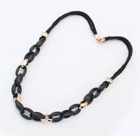 Promotion Fashion Hot Sale Retro Knitted Rope Chain Punk Personalized Chunky Choker Bib Statement Necklace N2026
Promotion Fashion Hot Sale Retro Knitted Rope Chain Punk Personalized Chunky Choker Bib Statement Necklace N2026