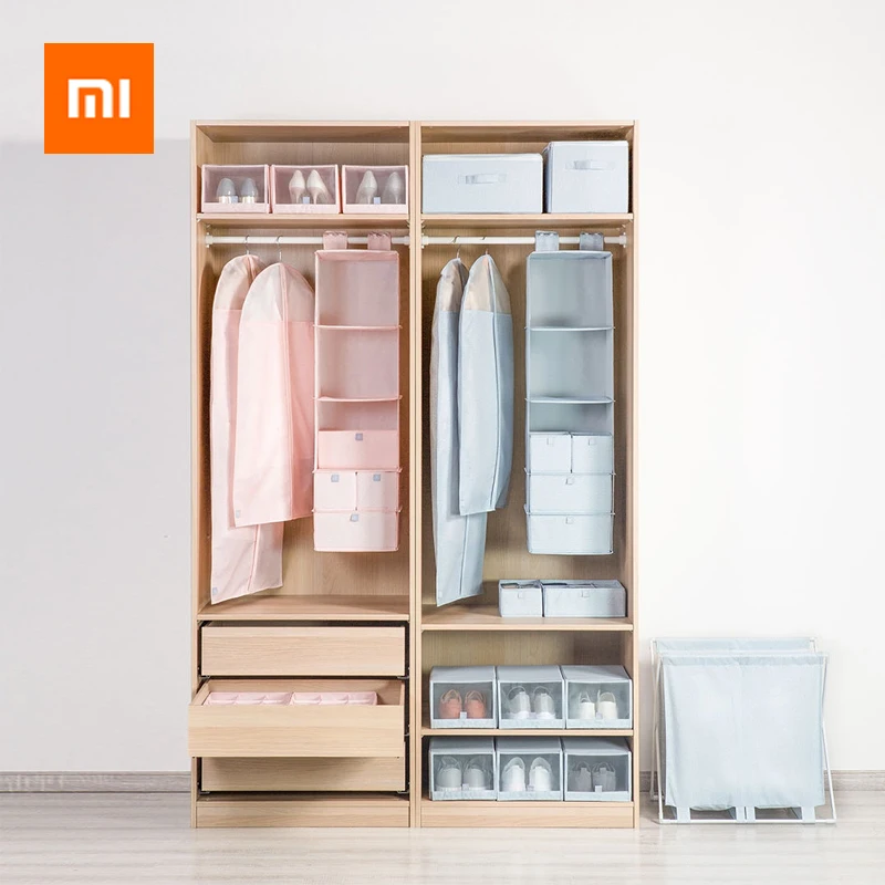 Xiaomi Hanging Storage Bag Smart Space Saving Storage Bag 5 Layers Natural Household Closet Organizers For Wardrobe Bedroom Home
Xiaomi Hanging Storage Bag Smart Space Saving Storage Bag 5 Layers Natural Household Closet Organizers For Wardrobe Bedroom Home