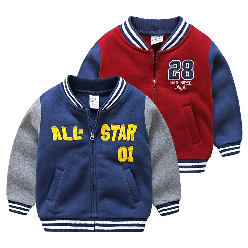 2018 Autumn Winter Active 2-5 6 7 8 9 10 Years Child Long Sleeve V-Neck Sports Outwear Kids Baby Boy Baseball Plus Velet Jacket
2018 Autumn Winter Active 2-5 6 7 8 9 10 Years Child Long Sleeve V-Neck Sports Outwear Kids Baby Boy Baseball Plus Velet Jacket