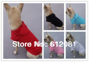 Free shipping solid pure color Blank Dog Hoodies shirt with hat 5 Color Mixed 20pcs/lot
Free shipping solid pure color Blank Dog Hoodies shirt with hat 5 Color Mixed 20pcs/lot