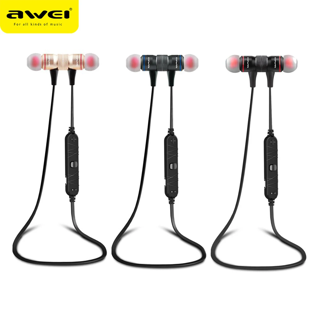 Original Awei A920BL Smart Wireless Bluetooth 4.0 Sports Stereo Music Earphone In-Ear Headset Noise Reduction With Mic
Original Awei A920BL Smart Wireless Bluetooth 4.0 Sports Stereo Music Earphone In-Ear Headset Noise Reduction With Mic