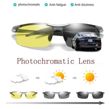All-Weather Polarized Photochromic Night Vision Sunglasses Mens Color-Changing R Driving Fishing Transition Chameleon Lens
All-Weather Polarized Photochromic Night Vision Sunglasses Mens Color-Changing R Driving Fishing Transition Chameleon Lens