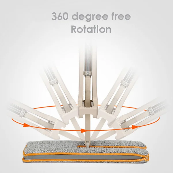 Self-Wringing Double Sided Flat Mop 5