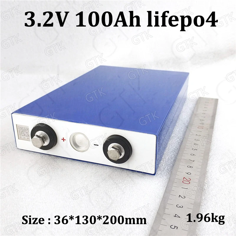 20PCS 3.2v 100Ah lifepo4 battery cell 3.2v lipo rechargeable for DIY 36V 48V 400AH 200AH AGV Solar Wind Power System
20PCS 3.2v 100Ah lifepo4 battery cell 3.2v lipo rechargeable for DIY 36V 48V 400AH 200AH AGV Solar Wind Power System