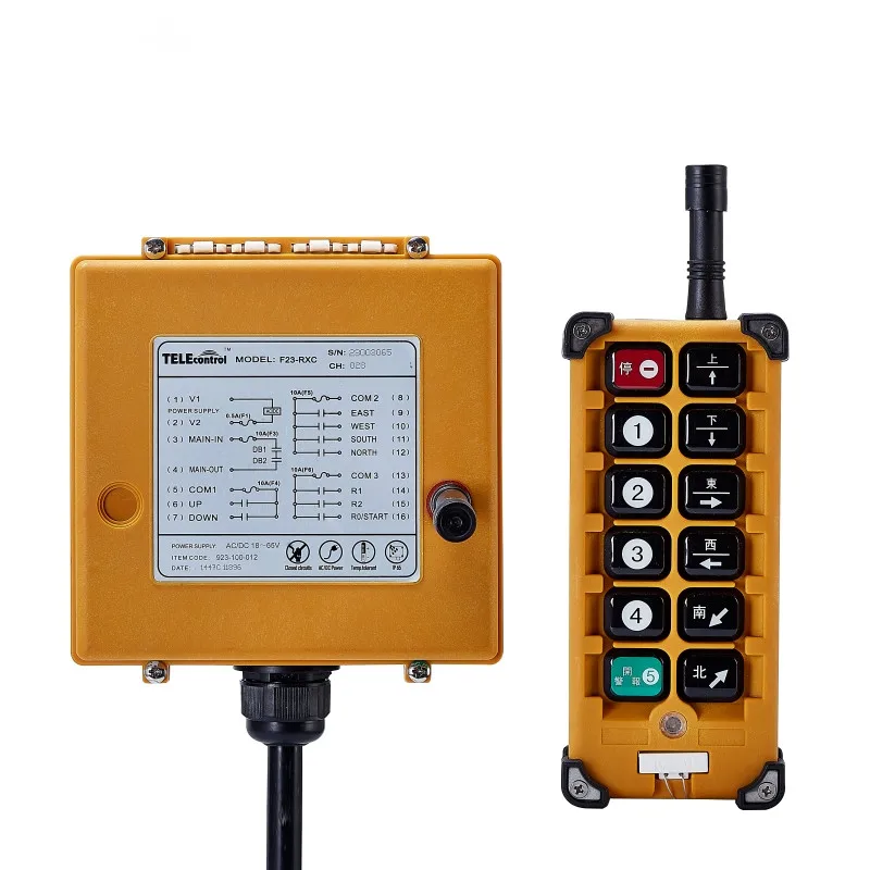 Telecrane crane and hoist radio wireless F23-A++ Industry remote control 12 single speed button super quality
Telecrane crane and hoist radio wireless F23-A++ Industry remote control 12 single speed button super quality