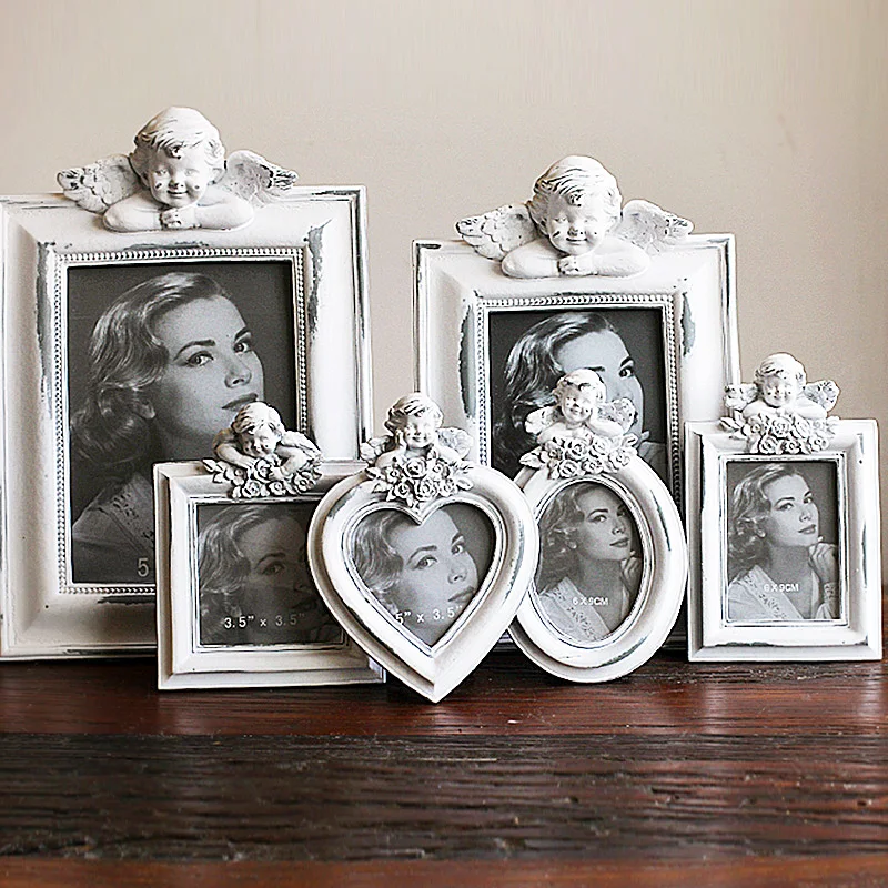 Hot Selling Newest Heart Shape Elliptical European Retro Frame for Old Angel Photo Frame Wedding Dress Photo Frame Home Decor
Hot Selling Newest Heart Shape Elliptical European Retro Frame for Old Angel Photo Frame Wedding Dress Photo Frame Home Decor