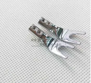 2pcs Rhodium-plated Y-plug, rhodium-plated clamp, rhodium-plated audio amplifier, Y-fork
2pcs Rhodium-plated Y-plug, rhodium-plated clamp, rhodium-plated audio amplifier, Y-fork