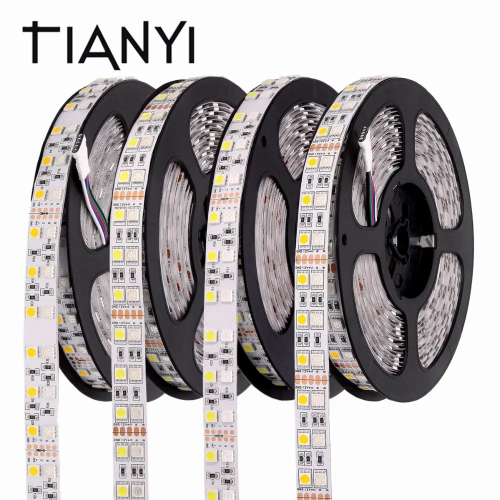 5050 RGB LED Strip Waterproof 120LEDs/m DC 12V 24V Double Row RGBWW RGBW LED Light Strip Flexible Neon Tape Fita Luz Decoration
5050 RGB LED Strip Waterproof 120LEDs/m DC 12V 24V Double Row RGBWW RGBW LED Light Strip Flexible Neon Tape Fita Luz Decoration