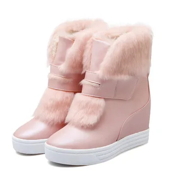 2017 High Quality Woman Mid Calf Snow Boots Height Increasing Boots Woman Winter Round Toe Slip On Winter Boots
2017 High Quality Woman Mid Calf Snow Boots Height Increasing Boots Woman Winter Round Toe Slip On Winter Boots