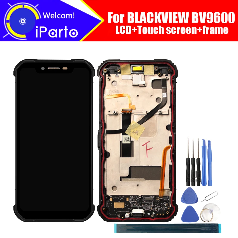 6.21'' Blackview BV9600 LCD Display+Touch Screen Digitizer + Frame Assembly 100% Original LCD+Touch Digitizer for BV9600
6.21'' Blackview BV9600 LCD Display+Touch Screen Digitizer + Frame Assembly 100% Original LCD+Touch Digitizer for BV9600