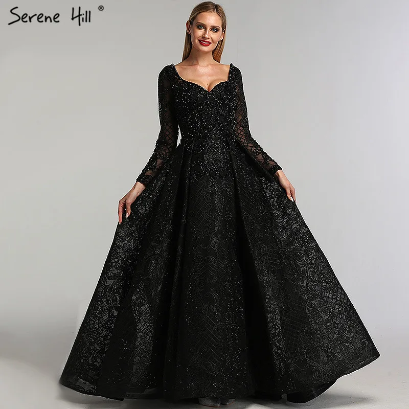 Grey Black Long Sleeves V-Neck Evening Dresses 2019 Real Photo Luxury Sexy Diamond Dubai Evening Gowns LA60899
Grey Black Long Sleeves V-Neck Evening Dresses 2019 Real Photo Luxury Sexy Diamond Dubai Evening Gowns LA60899