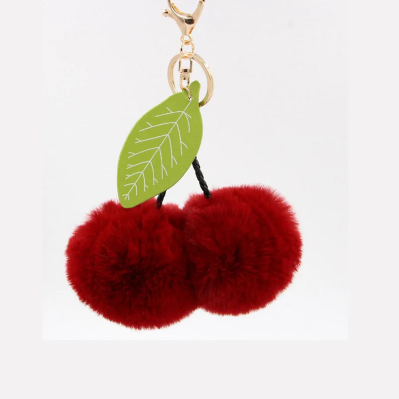 cute Rabbit Fur 8cm Leaves Ball Keychain Cherry Pom Pom Fluffy Key Chains Pompom Car Keyring Women Bag Pendant Porte
cute Rabbit Fur 8cm Leaves Ball Keychain Cherry Pom Pom Fluffy Key Chains Pompom Car Keyring Women Bag Pendant Porte