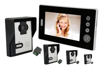 4V1 7 Inch 2.4Ghz Wireless Video Doorbell Open Lock Two Way Intercom System Video Door Phone
4V1 7 Inch 2.4Ghz Wireless Video Doorbell Open Lock Two Way Intercom System Video Door Phone