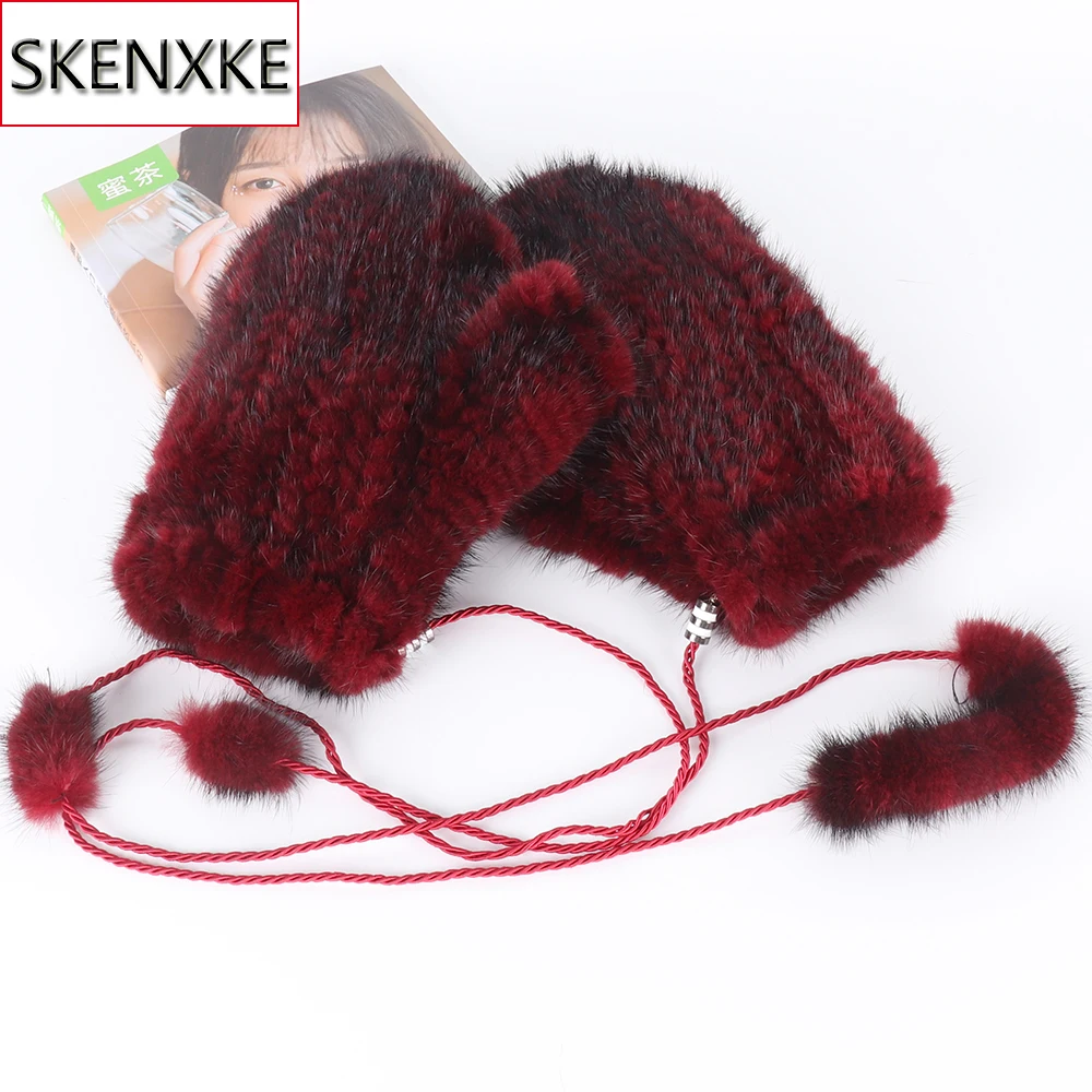 Knitted100% Natural Mink Fur Gloves Women Winter Warmer Real Mink Fur Mittens Russian Female Outdoor Genuine Fur Wrist Glove
Knitted100% Natural Mink Fur Gloves Women Winter Warmer Real Mink Fur Mittens Russian Female Outdoor Genuine Fur Wrist Glove