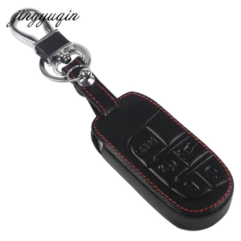 jingyuqin Leather Cover For JEEP Grand Cherokee Dodge JCUV dart Journey Chrysler 300C Fiat Car Key 5 Buttons Remote Case
jingyuqin Leather Cover For JEEP Grand Cherokee Dodge JCUV dart Journey Chrysler 300C Fiat Car Key 5 Buttons Remote Case