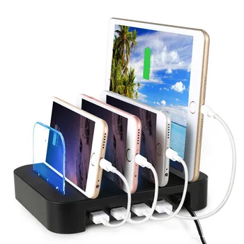 Smart USB Charger Quick Charging Station Dock4 Port 2.4A Mobile Phone Tablets Multiple Devices Organizer Desktop Stand Power
Smart USB Charger Quick Charging Station Dock4 Port 2.4A Mobile Phone Tablets Multiple Devices Organizer Desktop Stand Power