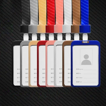 Aluminum Alloy ID Card Holder Name With Lanyard Tag Staff Business Badge Holder Office Work Supplies Stationery Wholesale
Aluminum Alloy ID Card Holder Name With Lanyard Tag Staff Business Badge Holder Office Work Supplies Stationery Wholesale