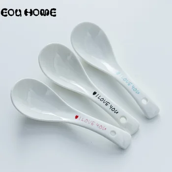 4Pce Japanese Style Ceramic Soup Spoons Home Mixing Small Spoon Creative Dessert Spoon Kids Gift Spoons Kitchen Table Tools
4Pce Japanese Style Ceramic Soup Spoons Home Mixing Small Spoon Creative Dessert Spoon Kids Gift Spoons Kitchen Table Tools