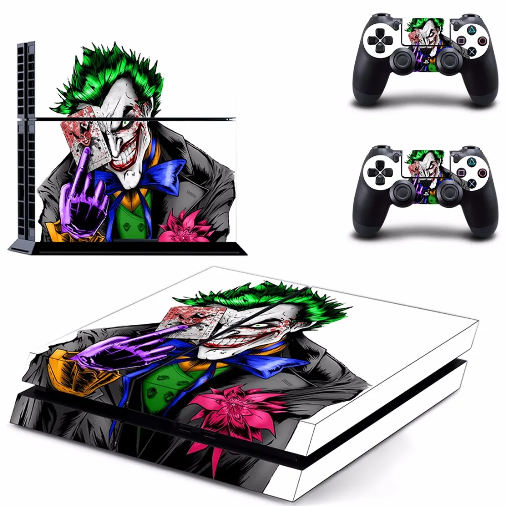 Бэтмен Джокер PS4 дизайнерская скин игровая консоль система плюс 2 контроллера