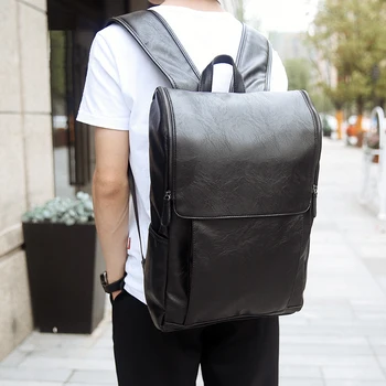 PU Leather Fashion Men Backpack Male Casual Style Backpack New Brand Large Capacity Stundet Backpack School Bag
PU Leather Fashion Men Backpack Male Casual Style Backpack New Brand Large Capacity Stundet Backpack School Bag