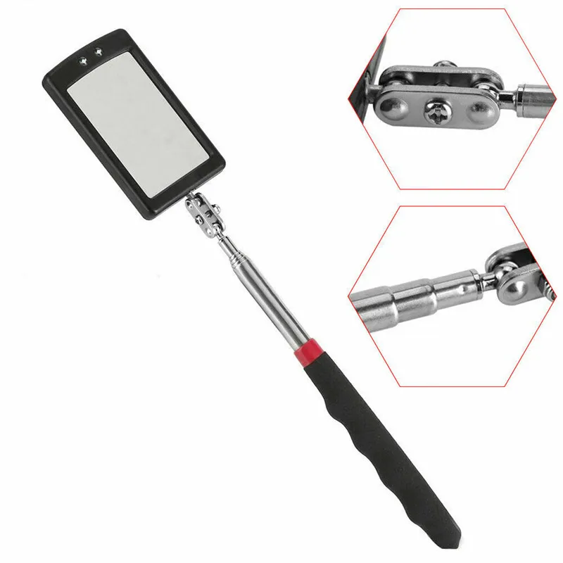 Car Inspection Mirror Telescope Endoscope For Cars Retractable Telescoping LED Inspection Telescopic Mirror With Flashlight
Car Inspection Mirror Telescope Endoscope For Cars Retractable Telescoping LED Inspection Telescopic Mirror With Flashlight