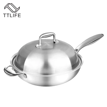 TTLIFE 32CM 34CM Smokeless Wok Sets Use for Induction Cooker Gas Non-stick Pan Cooking Pot With Safty Handle and Lid Cookware
TTLIFE 32CM 34CM Smokeless Wok Sets Use for Induction Cooker Gas Non-stick Pan Cooking Pot With Safty Handle and Lid Cookware