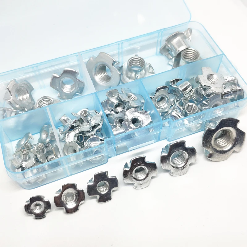 50-20Pcs Zinc Plated Four Claws Nut Furniture Nut Hardware M3 M4 M5 M6 M8 M10 M12 Speaker Nut T-nut Blind Pronged Tee Nut
50-20Pcs Zinc Plated Four Claws Nut Furniture Nut Hardware M3 M4 M5 M6 M8 M10 M12 Speaker Nut T-nut Blind Pronged Tee Nut
