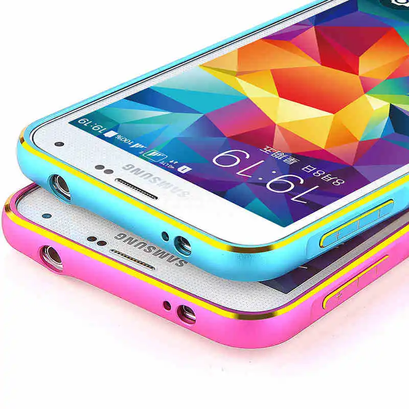 ITEUU S5 Luxury Metal Bumper Case for Samsung Galaxy S5 Top Quality Hippocampal Button Lock Aluminum Alloy Frame with Gold Side
ITEUU S5 Luxury Metal Bumper Case for Samsung Galaxy S5 Top Quality Hippocampal Button Lock Aluminum Alloy Frame with Gold Side