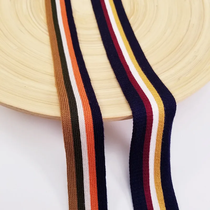 2018 New Arrival 1 meter Colored Striped Elastic Webbing Sewing Material For Garment Bag DIY decoration
2018 New Arrival 1 meter Colored Striped Elastic Webbing Sewing Material For Garment Bag DIY decoration