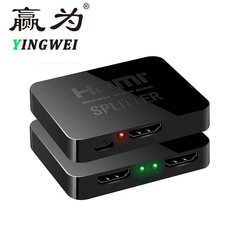 HDMI 1 in 2 out 2K*4K 1x2 HDCP Stripper Signal Amplifier HDMI Splitter Switch 1 Input 2 Output 4K HDMI Switcher for PC Laptop
HDMI 1 in 2 out 2K*4K 1x2 HDCP Stripper Signal Amplifier HDMI Splitter Switch 1 Input 2 Output 4K HDMI Switcher for PC Laptop