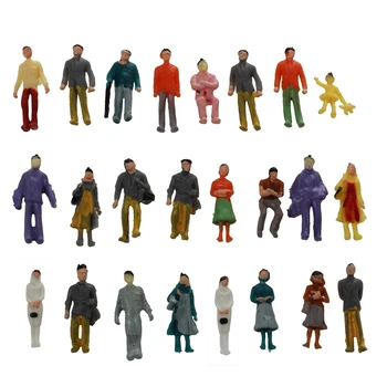 24 Stuck Colorful Painted Sand Table Model Railway Passenger Figures Scale 1 to 87
24 Stuck Colorful Painted Sand Table Model Railway Passenger Figures Scale 1 to 87