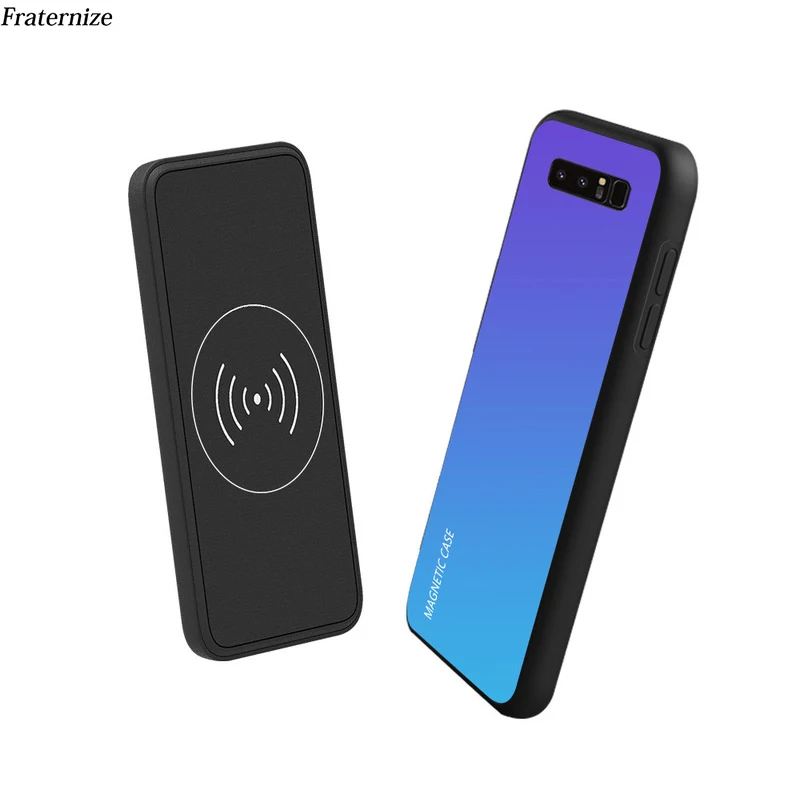 Note 9 Battery Charger Wireless Charger Power Bank Case For Samsung Galaxy Note 8 9 Charging cases Magnetic glass Back cover
Note 9 Battery Charger Wireless Charger Power Bank Case For Samsung Galaxy Note 8 9 Charging cases Magnetic glass Back cover