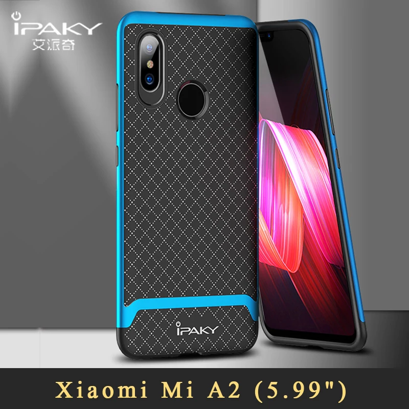 Xiaomi mi A2 чехол Чехол iPaky для Xiao Xio A 2 силиконовая задняя крышка + покрытие PC Рамка s |