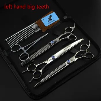 8 INCH Left Hand Professional Pet scissors sets,JP440C,61HRC,Straight & Thinning & Curved scissors sets ,3PCS/package
8 INCH Left Hand Professional Pet scissors sets,JP440C,61HRC,Straight & Thinning & Curved scissors sets ,3PCS/package